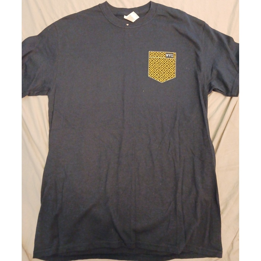 NEW West Virginia University NCAA Men's Let's Go Mountaineers SS Tee, M